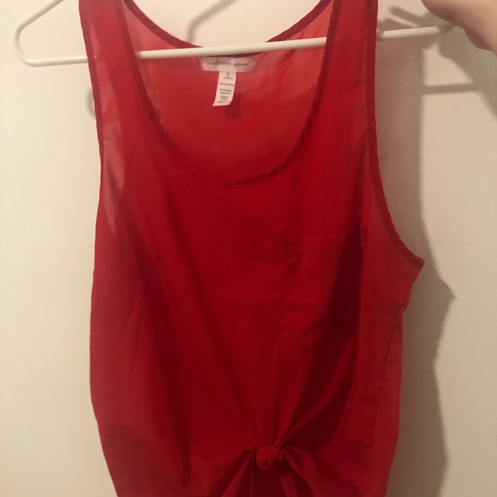 Red Summer Top
